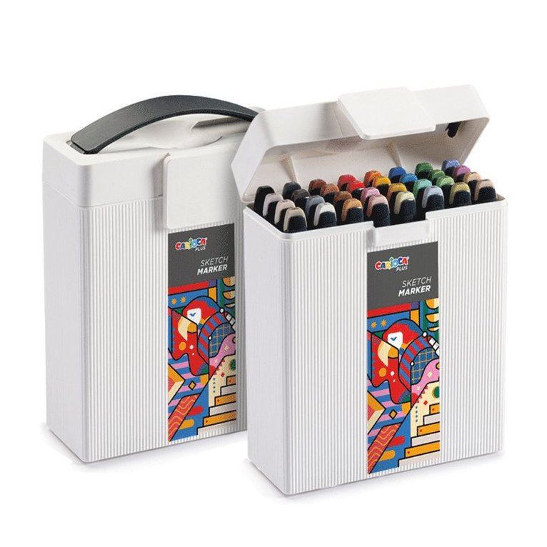 Sketch marker låda med 32 färger 1