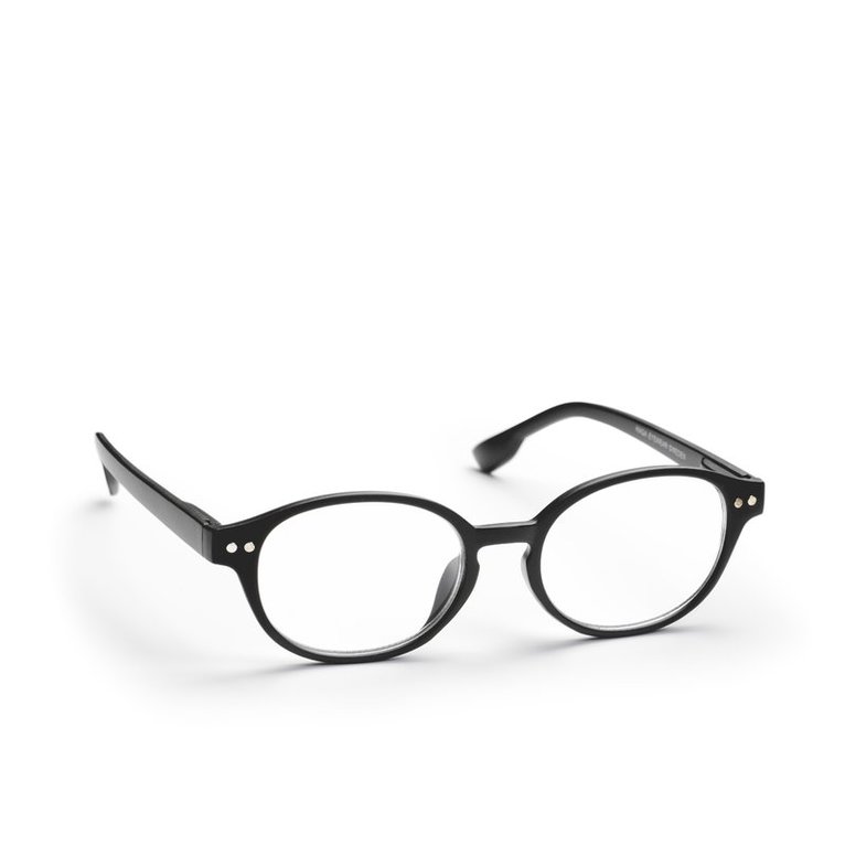 Läsglasögon +1.0 Skara ovala mattsvart