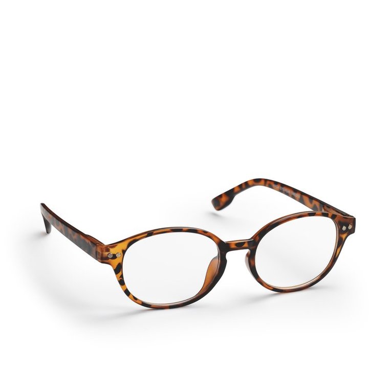 Läsglasögon +3.0 Skara ovala havannabrun