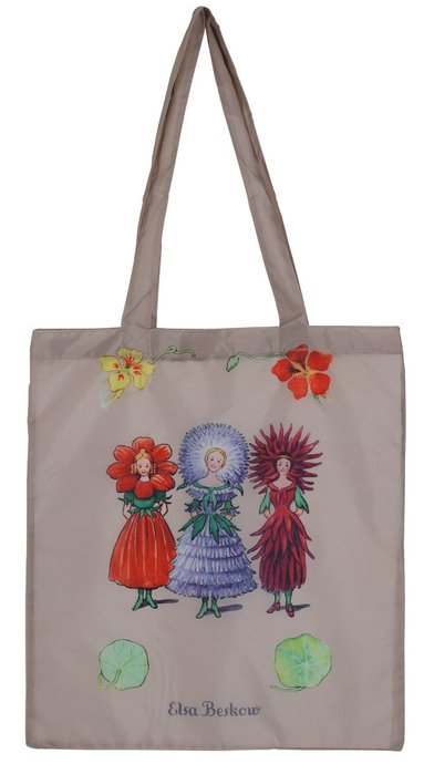 Tygkasse Elsa Beskow Blomsterflickorna beige, Övrigt