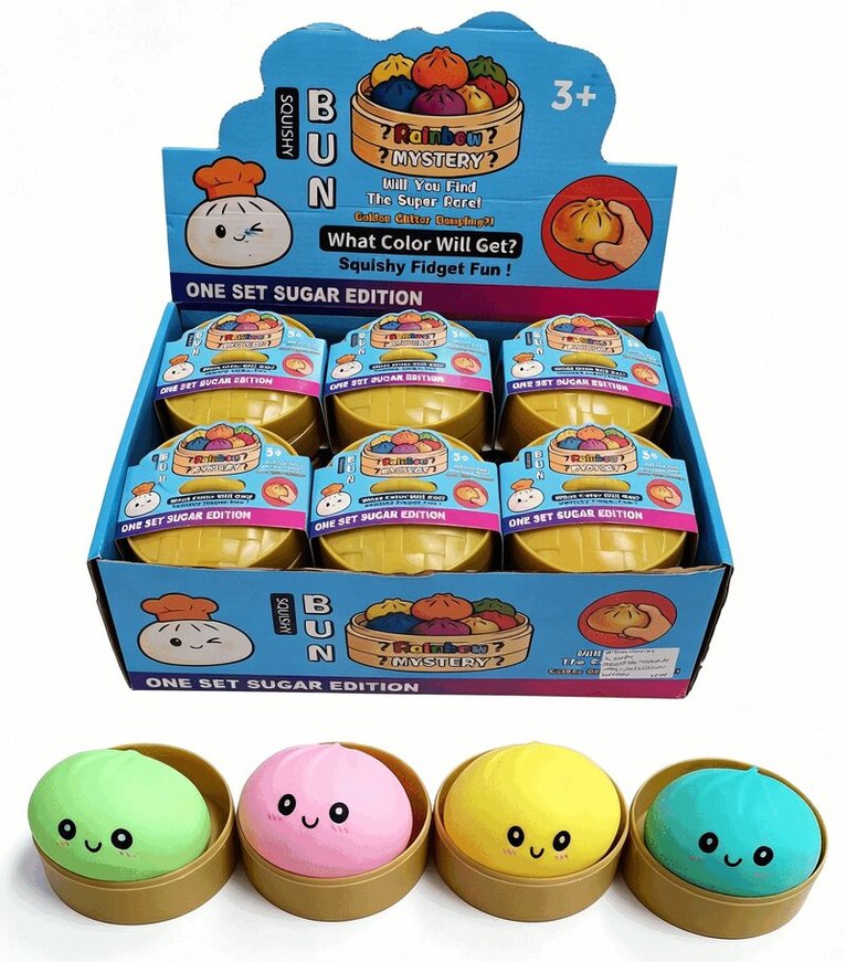 Klämleksak Squishy Squeeze Dumpling Flour 8,5cm, Övrigt