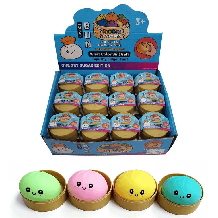 Klämleksak Squishy Squeeze Dumpling Flour 5,5cm, Övrigt
