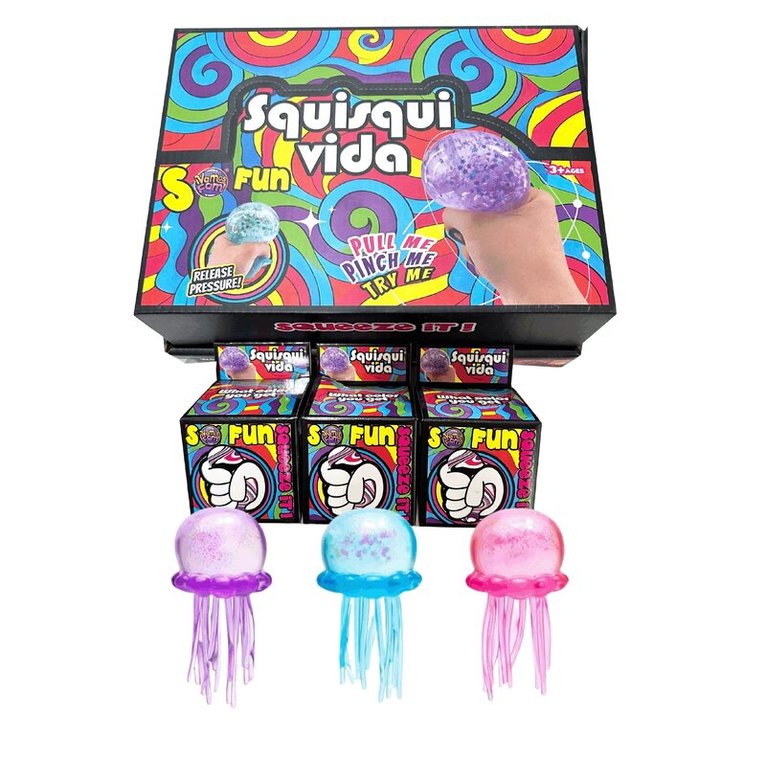 Klämleksak Squishy Jellyfish, Övrigt. Tillgänglighet: Tillfälligt slut