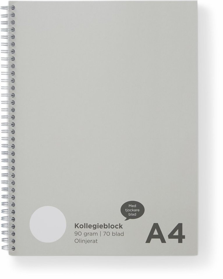 Kollegieblock A4 olinjerat 1