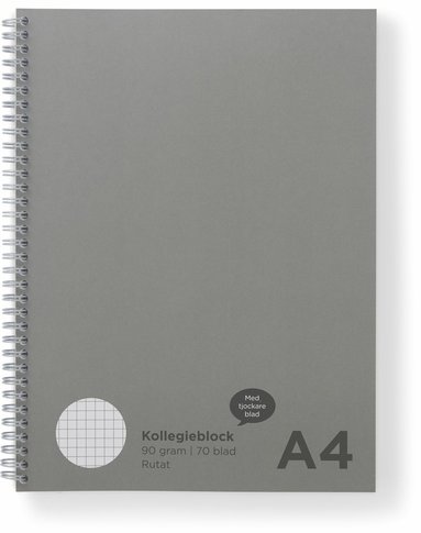Kollegieblock A4 rutat 90g, Övrigt