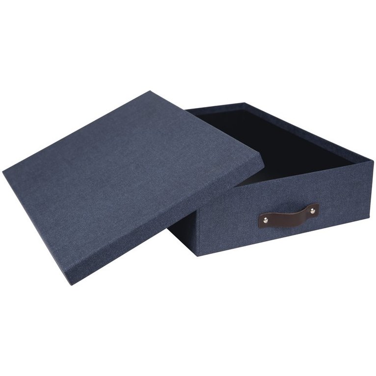 Dokumentbox A4 Oskar canvas blå, Övrigt