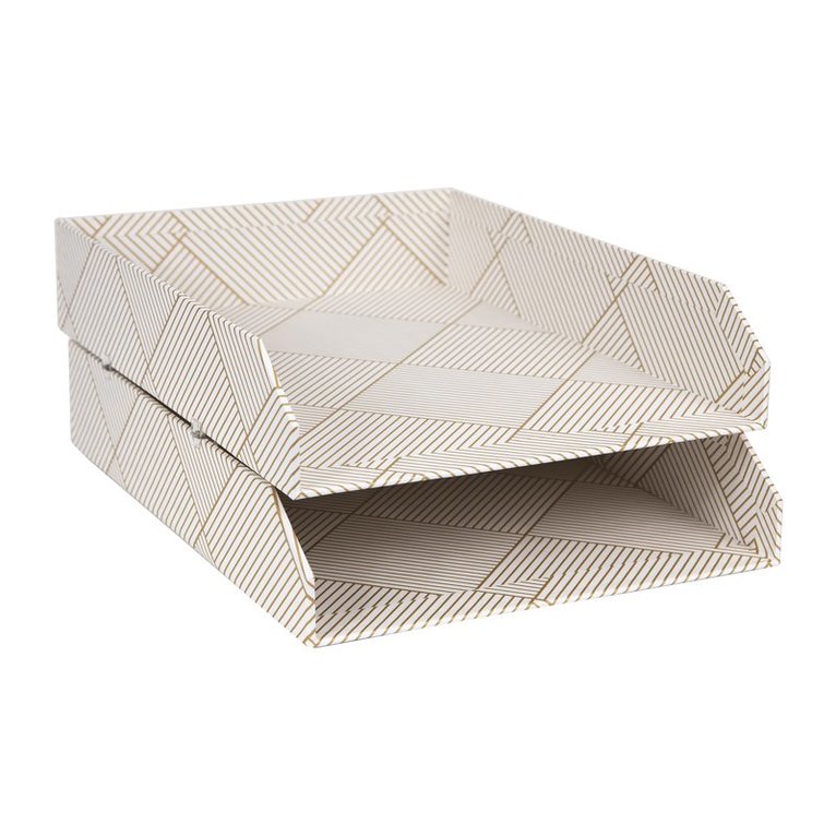 Brevkorg Håkan 2st vit/guld, Övrigt