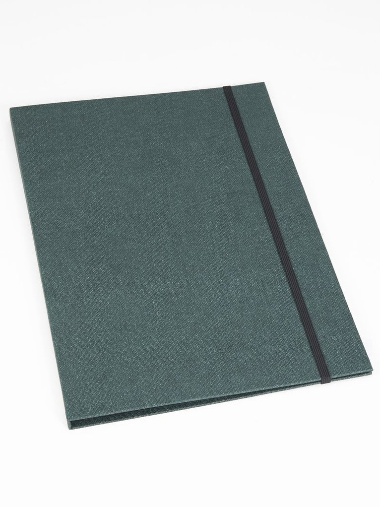 Mapp A4 Paulina canvas grön, Övrigt