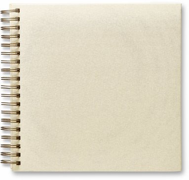 Fotoalbum 245x245mm spiral vita blad beige, Övrigt