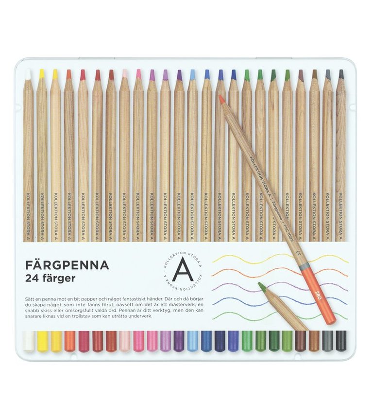 Färgpenna 24 färger 3