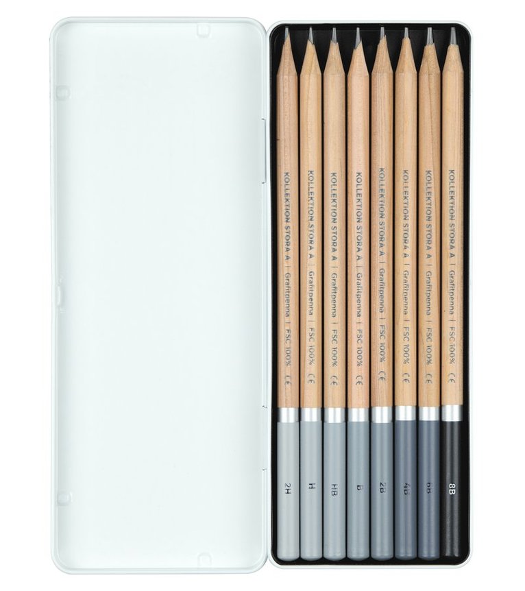 Grafitpenna 8-pack, Övrigt