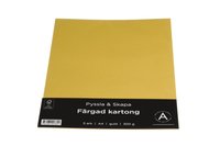 Kartong A4 300g 5 ark guld