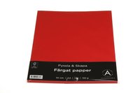 Papper A4 130g 50 ark röd