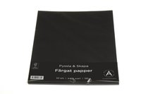 Papper A4 130g 50 ark svart