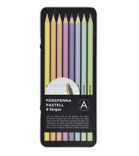 Färgpenna pastell fp8