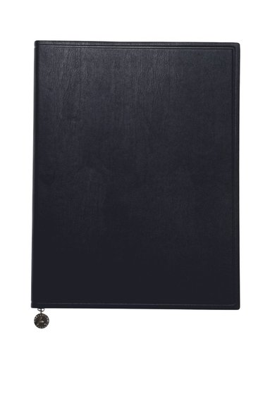 Anteckningsbok 19x25cm linjerad soft svart  1