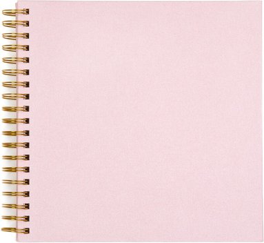 Fotoalbum 245x245mm spiral vita blad rosa, Övrigt