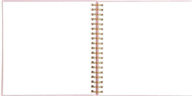 Fotoalbum 245x245mm spiral vita blad rosa, Övrigt