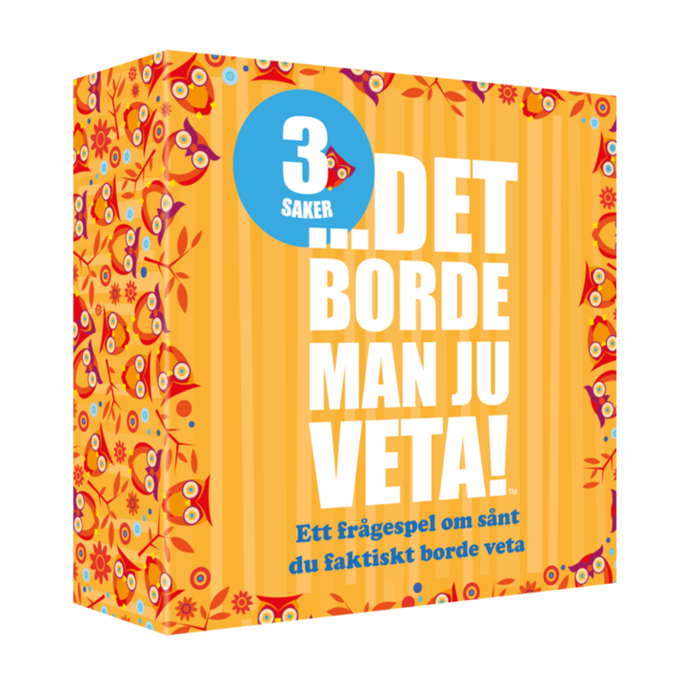 Det borde man ju veta - 3 SAKER, Övrigt