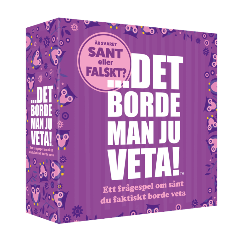 Det borde man ju veta - Sant eller Falskt, Övrigt. Tillgänglighet: Tillfälligt slut