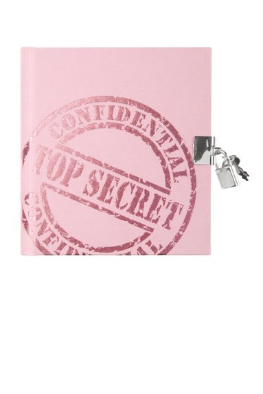 Dagbok med lås Top Secret rosa 1