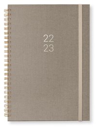 Kalender 2022-2023 A5 Newport Vecka/sida notes Brown Shade