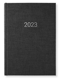 Kalender 2023 A5 Classic Vecka/Sida Notes svart