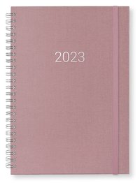 Kalender 2023 A5 Newport Vecka/Sida Notes rosa