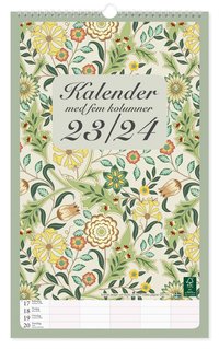 Väggkalender 2023-2024 5 Kolumner Graphic Romance