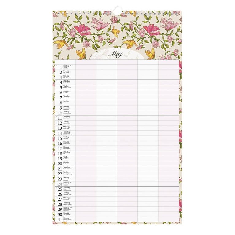 Familjekalender 2026 Graphic Romance, Övrigt