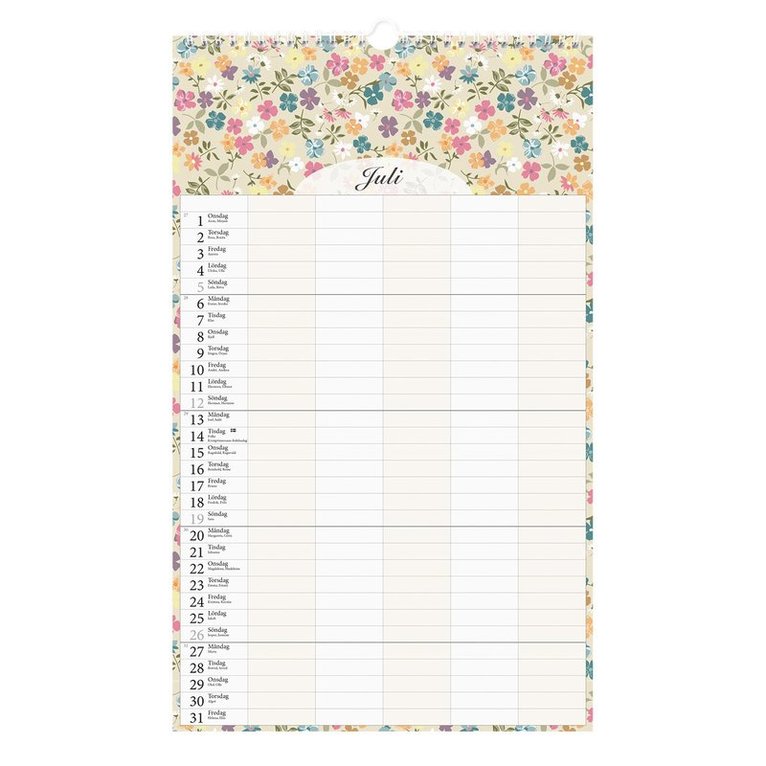 Familjekalender 2026 Graphic Romance, Övrigt