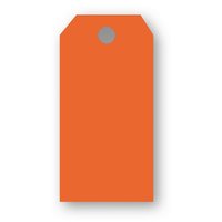 Adresskort 10-pack orange