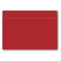 Kuvert C6 5-pack röd