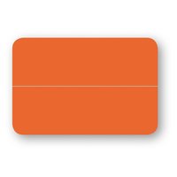 Placeringskort dubbla 10-pack orange