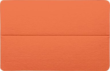 Placeringskort dubbla 10-pack orange