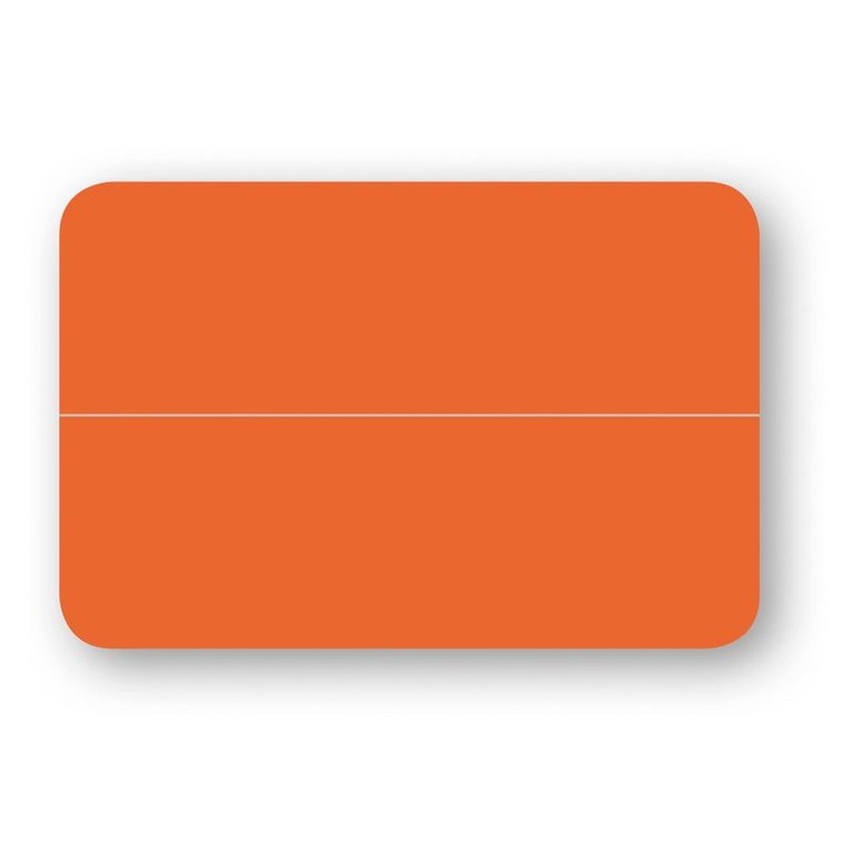 Placeringskort dubbla 10-pack orange 1