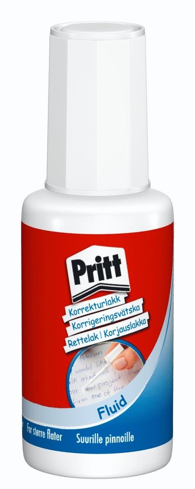 Korrigeringsvätska Pritt 20ml, Övrigt
