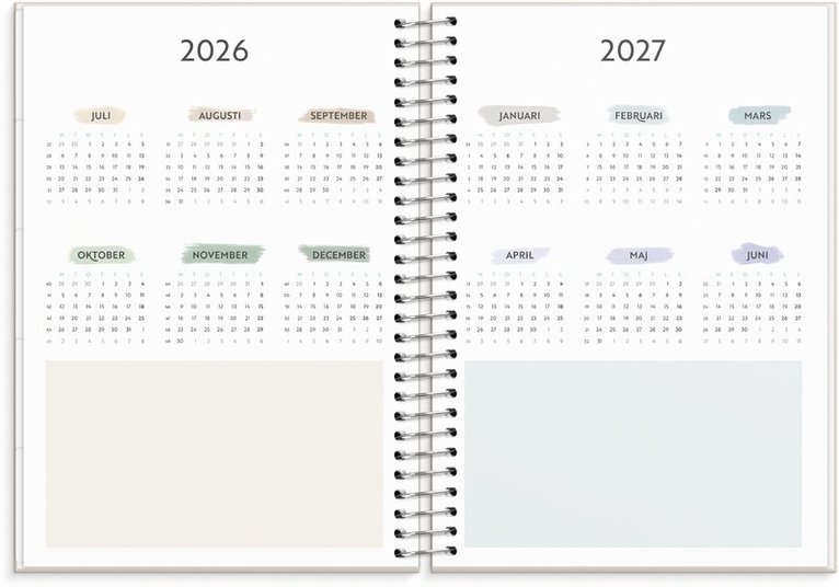 Kalender 2025-2026 Life Organizer Family A5, Övrigt