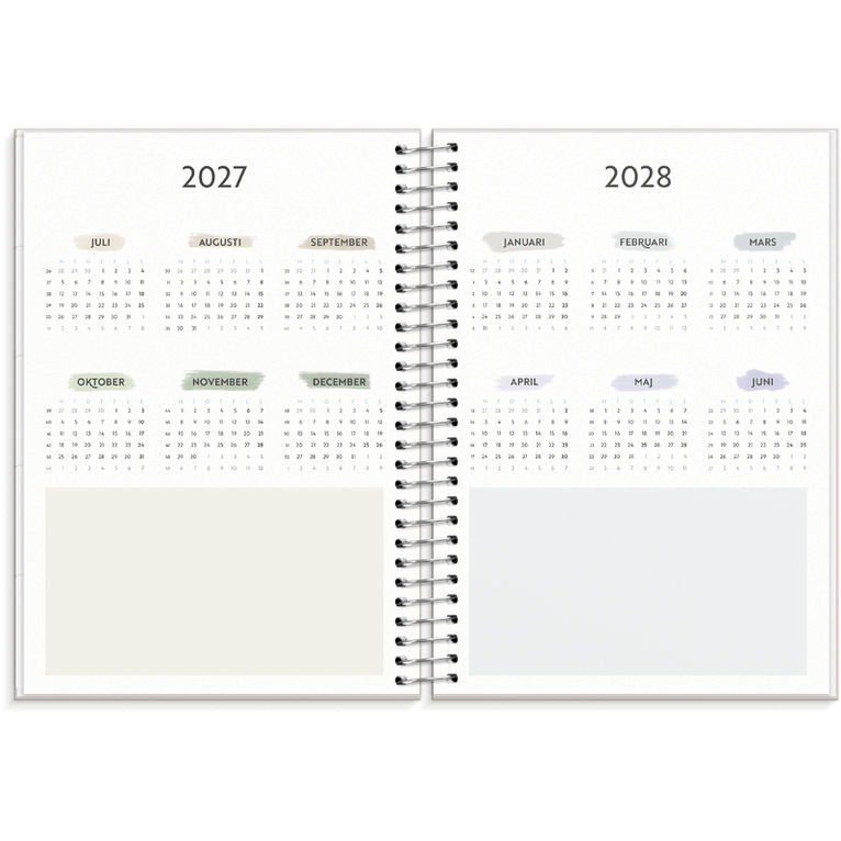 Kalender 2026-2027 Life Organizer Family A5, Övrigt