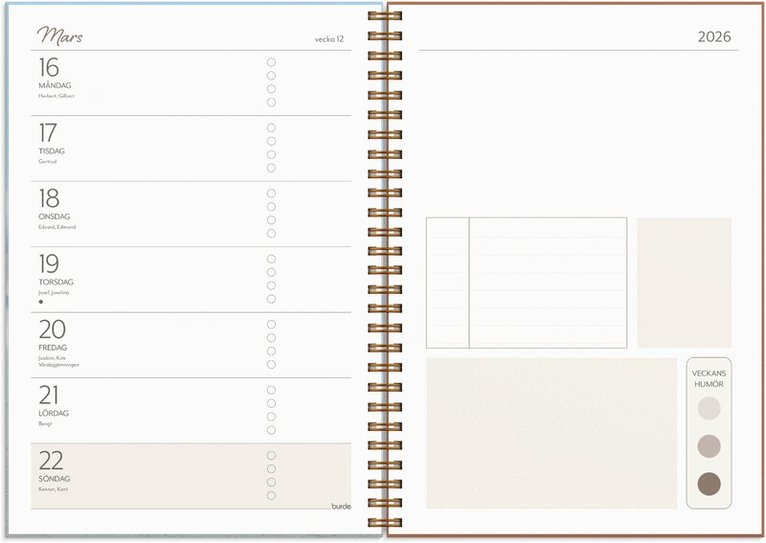 Kalender 2025-2026 Life Planner Feel good, Övrigt