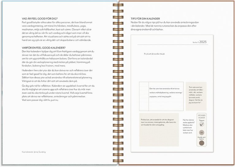 Kalender 2025-2026 Life Planner Feel good, Övrigt