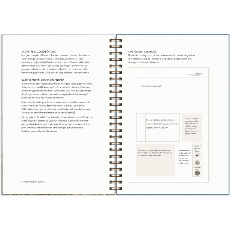 Kalender 2026-2027 Life Planner Feel good, Övrigt