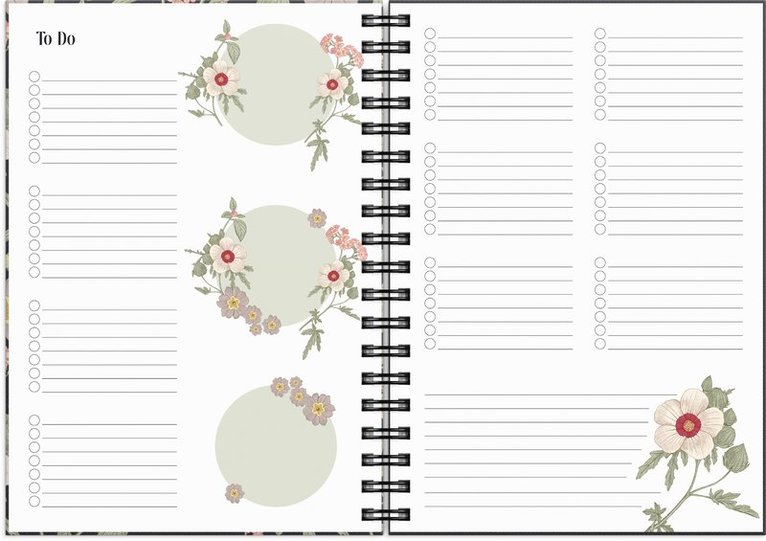 Kalender 2026 Life Planner Floral, Övrigt