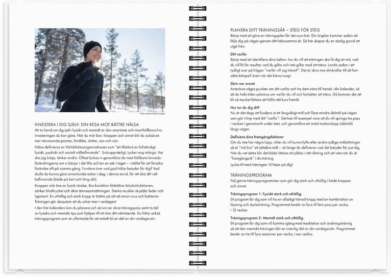 Kalender 2026 Träningskalendern A5 2i1, Övrigt