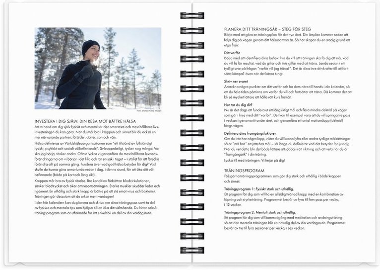 Kalender 2026 Träningskalendern A6 2i1, Övrigt