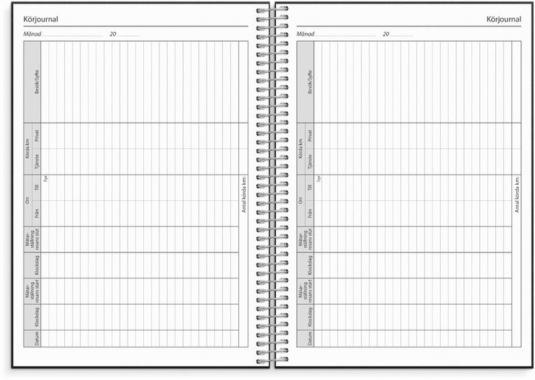 Kalender 2026 Business VIP svart konstläder, Övrigt