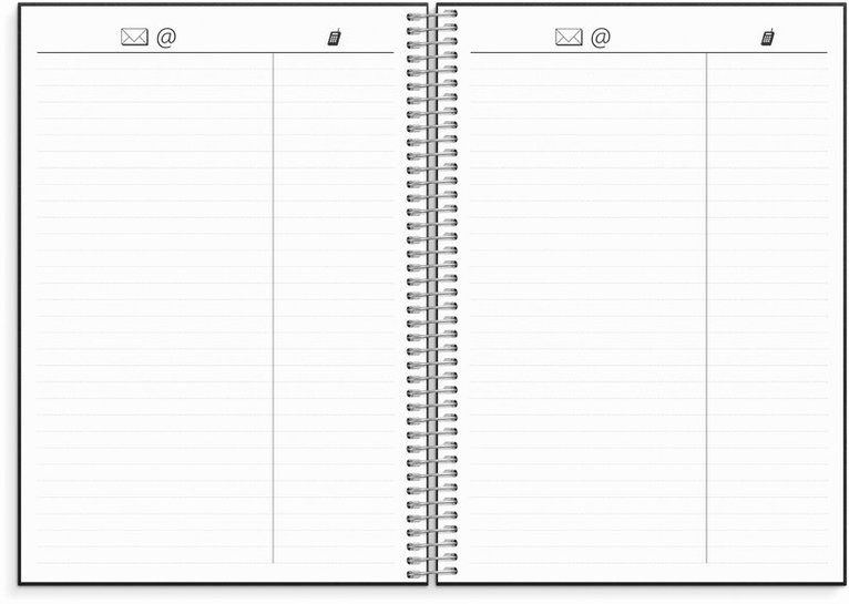 Kalender 2026 Business VIP svart konstläder, Övrigt