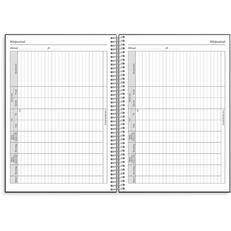 Kalender 2027 Business VIP svart konstläder, Övrigt