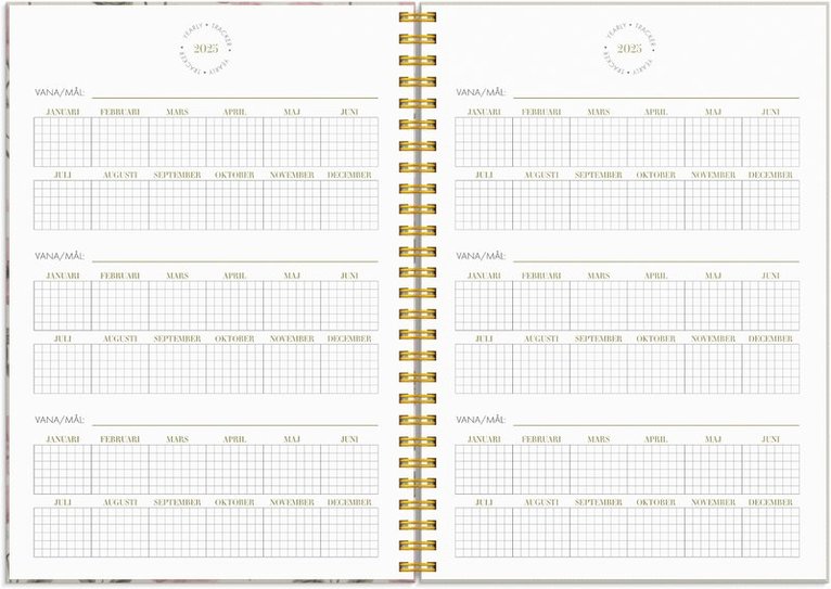 Kalender 2025 Life Planner Essentials A5, Övrigt