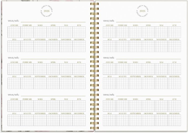 Kalender 2026 Life Planner Essentials A5, Övrigt